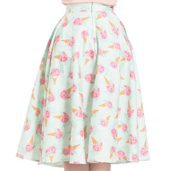 Voodoo Vixen Ice Cream swing skirt  sz 4X NWT 🧡💖 - Picture 4 of 7